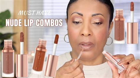 The Best Nude Lip Combos Woc Nude Lip Combo Makeup Makeuptutorial Beauty Youtube