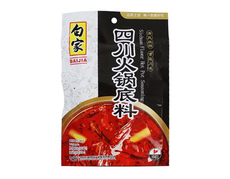 Baijia 200g Sichuan Flavour Hot Pot Seasoning Asia Grocery