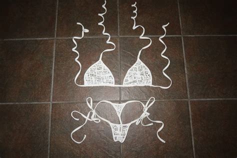 Wicked Weasel 449 Holy Grail Size M Medium White 312 Tri Top Bikini Size X Large EBay