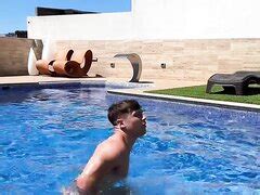 Damn Stripping His Hot Friend In The Pool ThisVid
