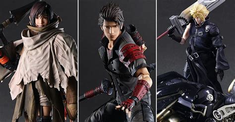 Play Arts Kai Yuffie And Sonan From Final Fantasy Vii Remake And Cloud With Fenrir Reissue