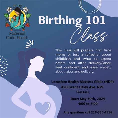 Birthing 101 Class Leech Lake News