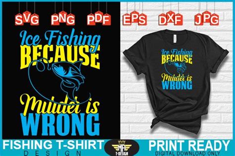 Ice Fishing Svg File Graphic By Ma T Design · Creative Fabrica