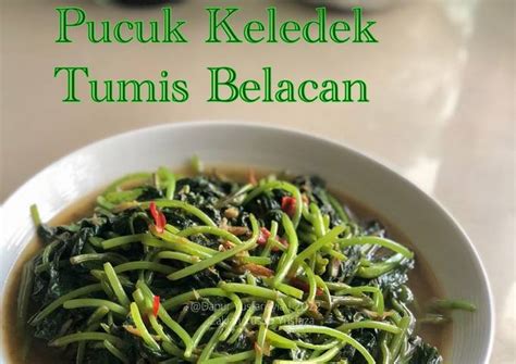 Resipi Pucuk Keledek Tumis Belacan Oleh Dapur Yusfarisyia Cookpad