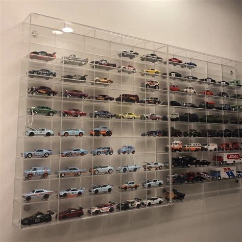 1 64 50 Slots Acrylic Display Case For Tarmac Works Inno64 Tomica Hot Wheels Matchbox Hobbies