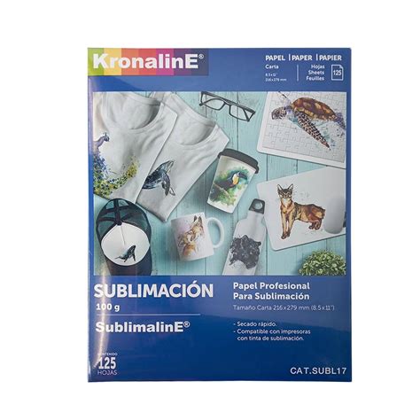 Papel Para Sublimacion De Secado Rapido Kronaline Profesional Para