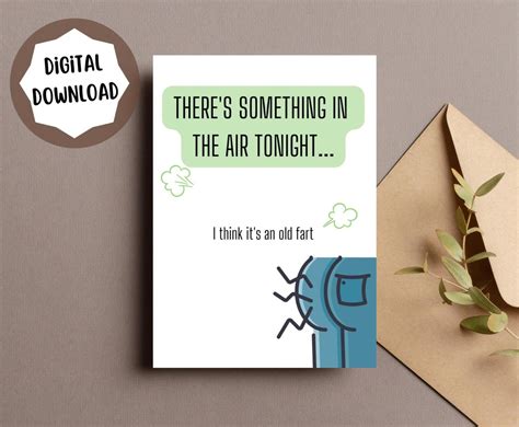 Old Fart Birthday Card Funny Cards for Birthday Printable - Etsy