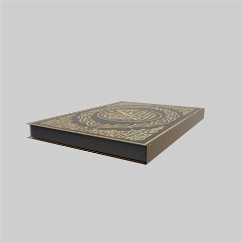 3D Model Quran Book VR AR Low Poly CGTrader