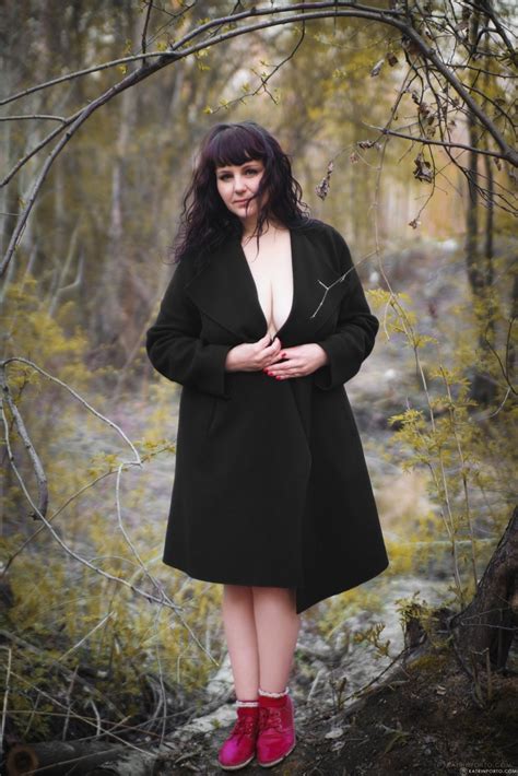 Katrin Porto Teasing With Her Big Tits And Hairy Pussy Outdoors 15 Photos