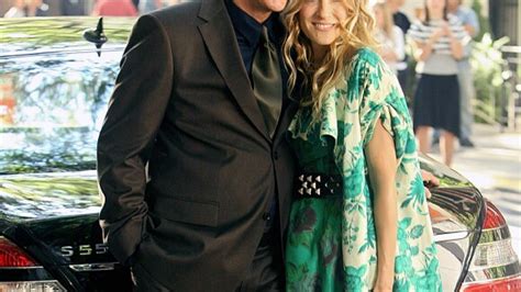 Photo Sarah Jessica Parker et Chris Noth sur le tournage du film Sex and The City à New