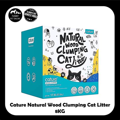 Cature Natural Wood Clumping Cat Litter Kg Cature Smart Pellet Cat