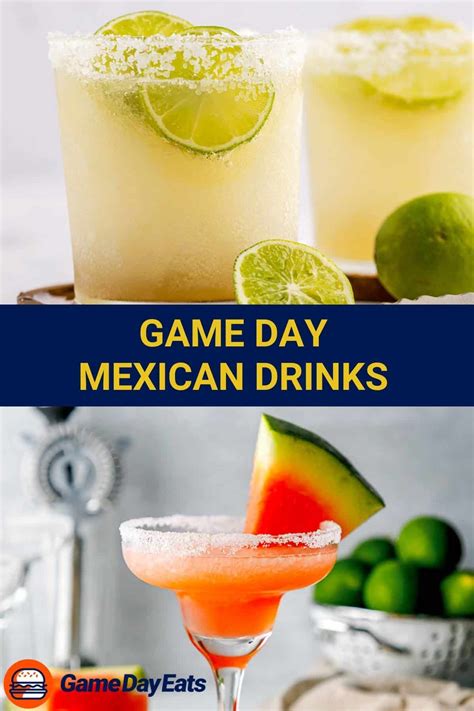 Game Day Mexican Drinks