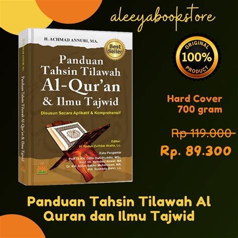 Jual Buku Panduan Tahsin Tilawah Al Quran Dan Tajwid Hard Cover