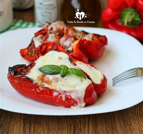 PEPERONI CON MELANZANE ALLA PARMIGIANA Tutto Fa Brodo In Cucina