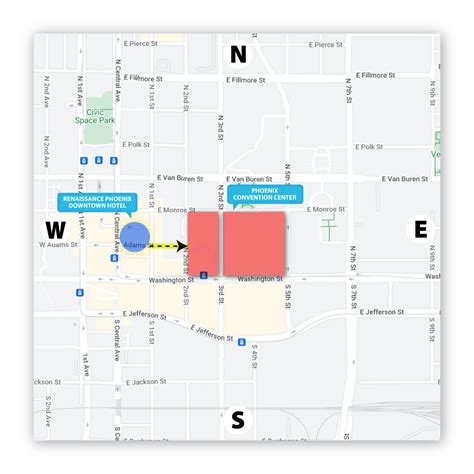 City Of Phoenix Downtown Parking Map Largest Autonomous Ride Hail
