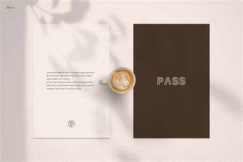 pass logo visual identity behance