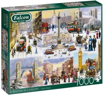 Jumbo Falcon De Luxe A Winter In London 1000 Piece Jigsaw Puzzle