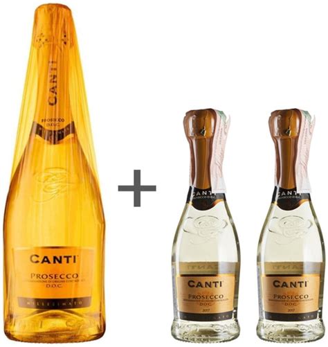 Набор игристого вина Canti виноградное Prosecco Millesimato белое ...