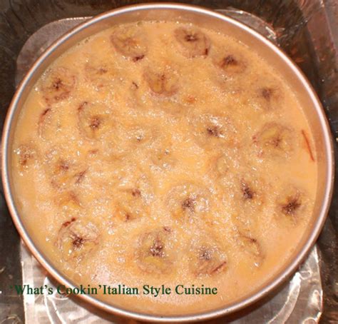 Caramel Banana Flan | What's Cookin' Italian Style Cuisine