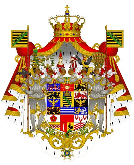 Herb Saksonii Na Gotha Altenburg