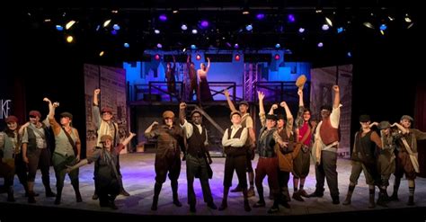 Review Disneys Newsies At South Arkansas Arts Center