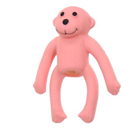 Lil Pals Latex Monkey Dog Toy Pink 1ea Pet Supermarket