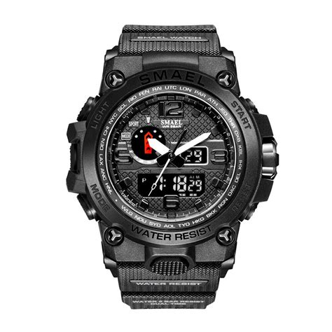 SMAEL Men Military Sport Quartz Analog Digital Shock And Waterproof