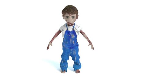 Ребенок зомби 3D Модель $25 - .3ds .dae .fbx .max .blend .obj - Free3D