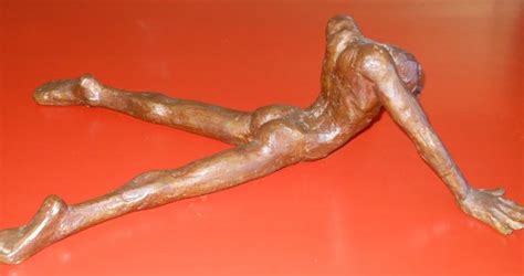 Untitled Male Nude Bronze Sculpture In By Victor Salmones For Sale On Art Brokerage