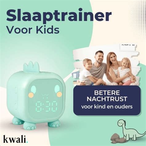 Kwali Slaaptrainer Kinderen Kinderwekker Nachtlampje Kinderen Dino