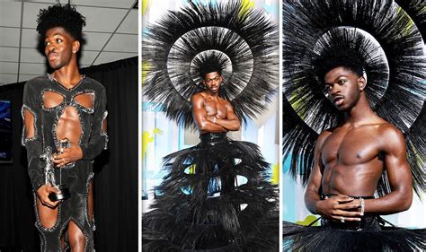 Lil Nas X serves jaw-dropping display in TWO outlandish outfits at MTV ...