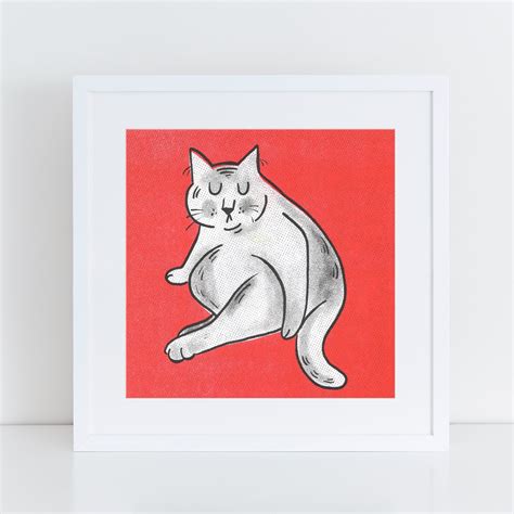 Fat Cat Etsy