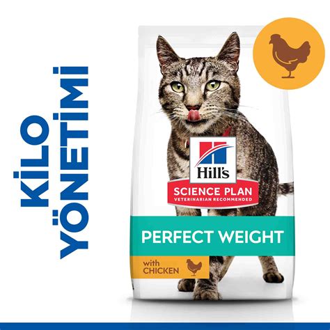 Hills Perfect Weight Yetişkin Tavuklu Kedi Maması 2,5kg Satın Al ...