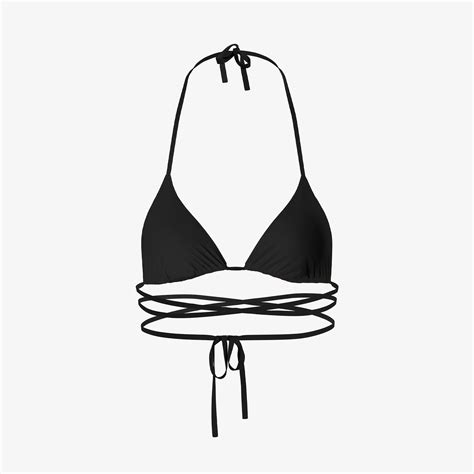 Calvin Klein Triangle Rp Kadın Siyah Bikini Üstü KADIN Mayo Bikini SuperStep