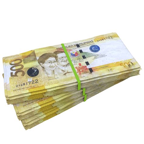 500 Philippine Peso Stack Pile Png Vector Psd And Clipart With