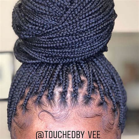 Voiceofhair ®️ On Instagram “these Knotless Braids Are Flawless😍👌🏾 Amazing Work By Touchedby