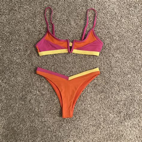 Cute Bikini Set Has A Spot For Removable Padding Depop