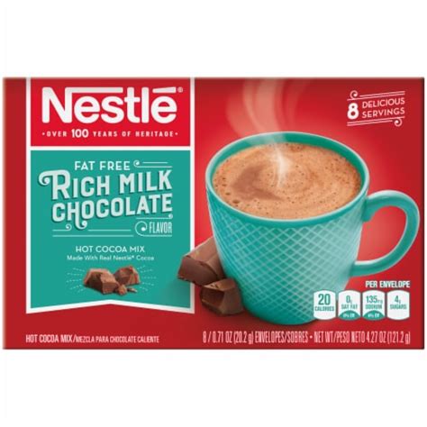 Nestle Fat Free Rich Milk Chocolate Hot Cocoa Mix 8 Ct Ralphs