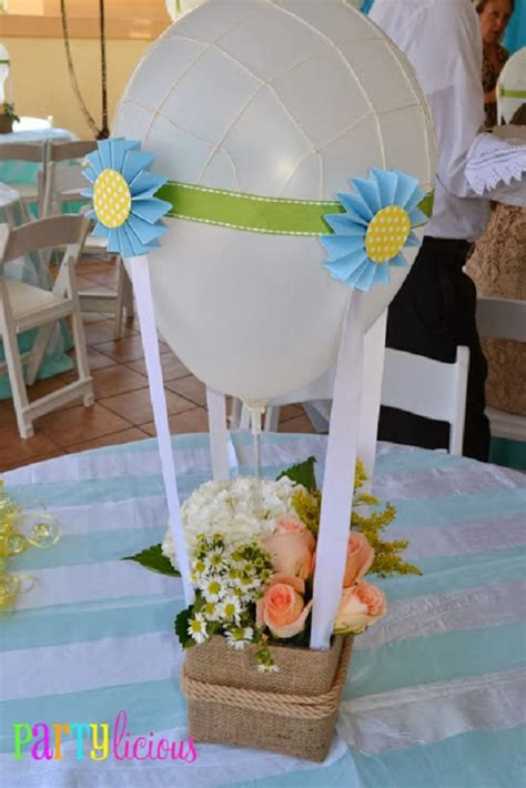 Up Up And Away Hot Air Balloon Baby Shower Baby Shower Ideas U