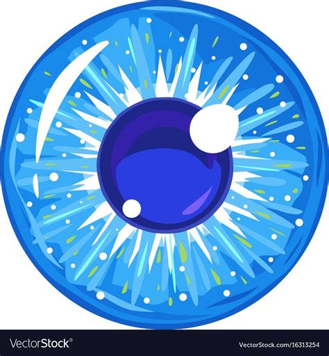 One Blue Expressive Human Eye Pupil Isolated Download A Free Preview