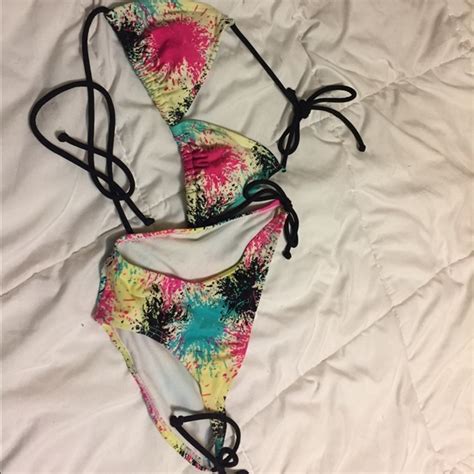 Swim Paint Splatter Bikini Poshmark