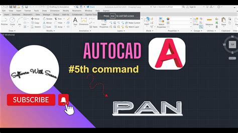 How To Use Pan In Autocad Youtube