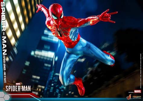 Hot Toys Marvel S Playstation Spider Man Spider Armor Mk Iv Suit Figure