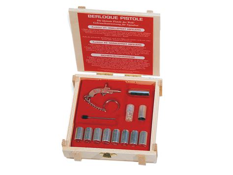Original Berloque Mini Pistole, inklusive Knallkapseln und Leu...
