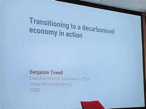 Nicole Sullivan On Linkedin Benjamin Towell From Ocbc Sharing With Us