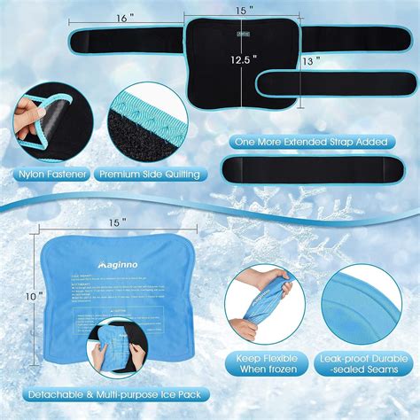 Reusable Hip Brace With Hot Cold Gel Pack For Pain Relief Neoprene Hip Support Wrap For Men
