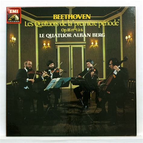 Beethoven The Early Quartets String Quartets Op No By Alban