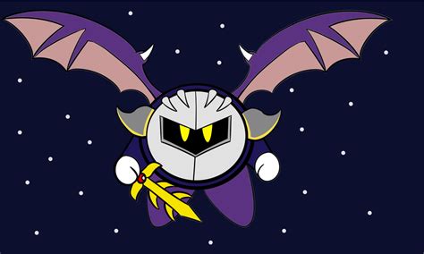 Meta Knight Flying Redraw By Galactickirby On Deviantart