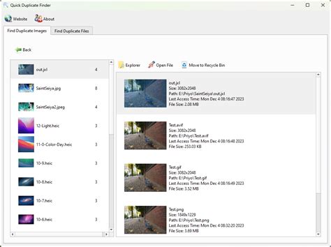 quick duplicate finder  intelligent solution  locating