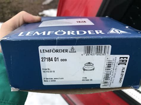 2718401 Опора стойки амортизатора LEMFORDER | Запчасти на DRIVE2